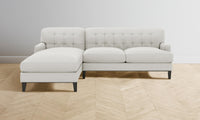 The Ludlow Sectional - Belgian Linen Egret