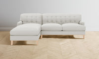 The Ludlow Sectional - Belgian Linen Egret