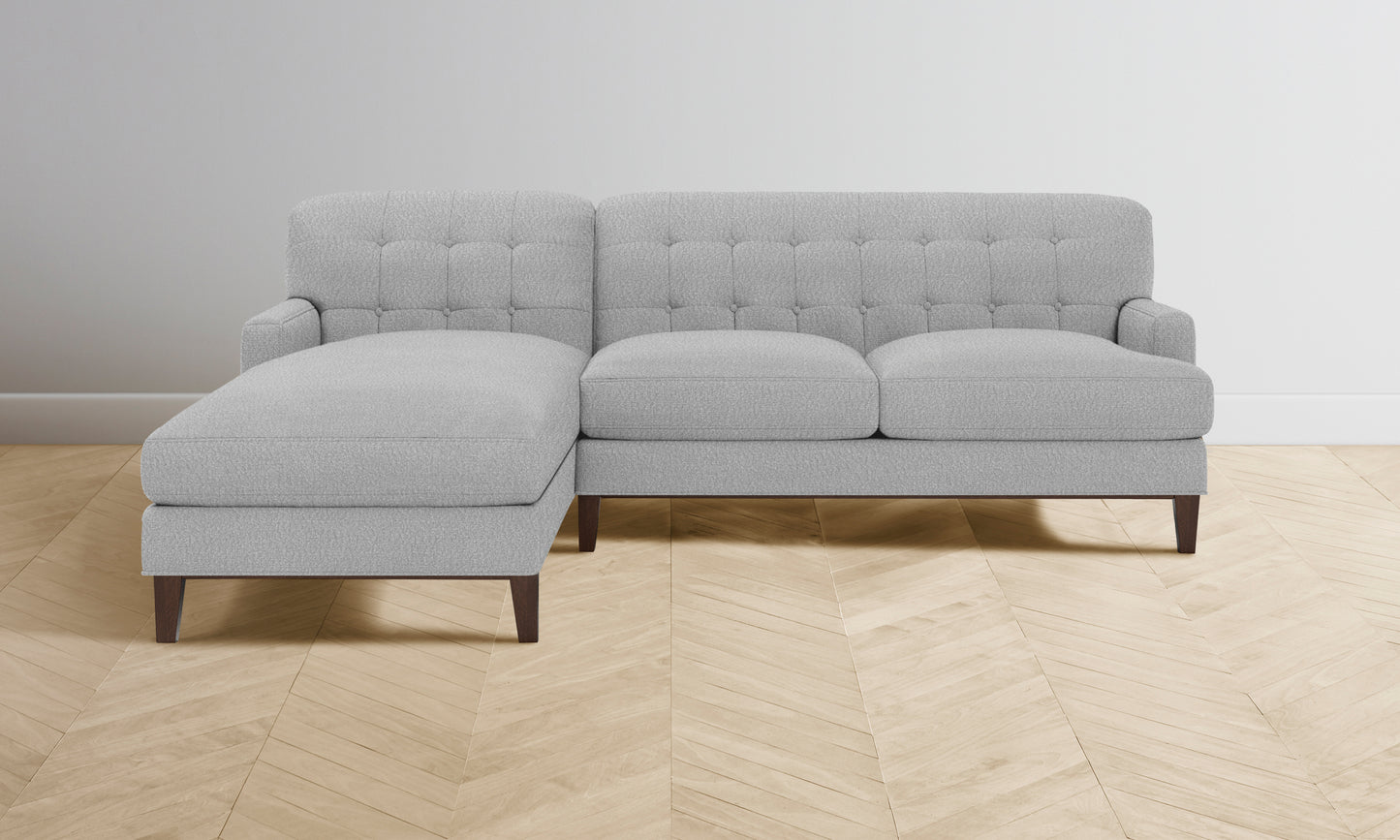 The Ludlow Sectional - Italian Bouclé Waterfall