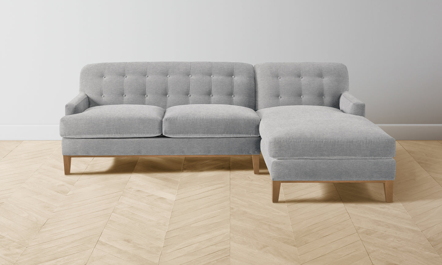 The Ludlow Sectional - Merino Heather Grey