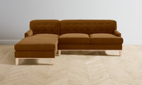 The Ludlow Sectional - Mohair Brown Sugar