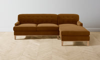 The Ludlow Sectional - Mohair Brown Sugar