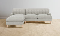 The Ludlow Sectional - Performance Melange Weave Flint