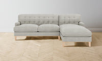 The Ludlow Sectional - Performance Melange Weave Flint