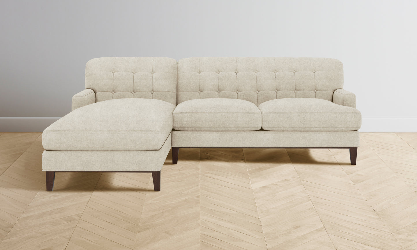 The Ludlow Sectional - Performance Melange Weave Shell