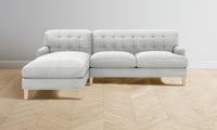 The Ludlow Sectional - Performance Textured Tweed Dove