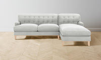 The Ludlow Sectional - Performance Textured Tweed Dove