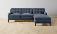 The Ludlow Sectional - Performance Tweed Denim