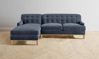 The Ludlow Sectional - Performance Tweed Denim