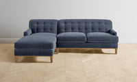 The Ludlow Sectional - Performance Tweed Denim