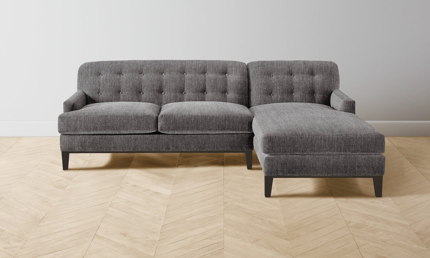 The Ludlow Sectional - Performance Tweed Smoke