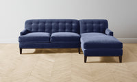 The Ludlow Sectional - Performance Velvet Midnight