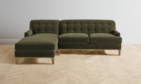 The Ludlow Sectional - Performance Velvet Olive