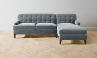 The Ludlow Sectional - Performance Velvet Seafoam