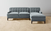 The Ludlow Sectional - Performance Velvet Seafoam