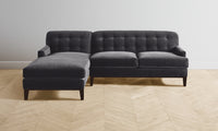 The Ludlow Sectional - Performance Velvet Slate