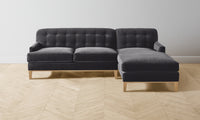 The Ludlow Sectional - Performance Velvet Slate