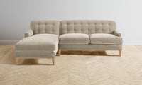 The Ludlow Sectional - Performance Velvet Taupe