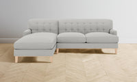 The Ludlow Sectional - Performance Woven Chenille Steel