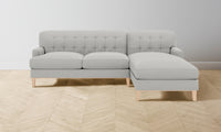 The Ludlow Sectional - Performance Woven Chenille Steel