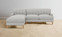 The Ludlow Sectional - Performance Woven Chenille Steel