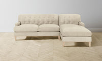 The Ludlow Sectional - Tuscan Leather Bisque