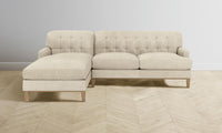 The Ludlow Sectional - Tuscan Leather Bisque