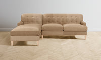 The Ludlow Sectional - Tuscan Leather Camel