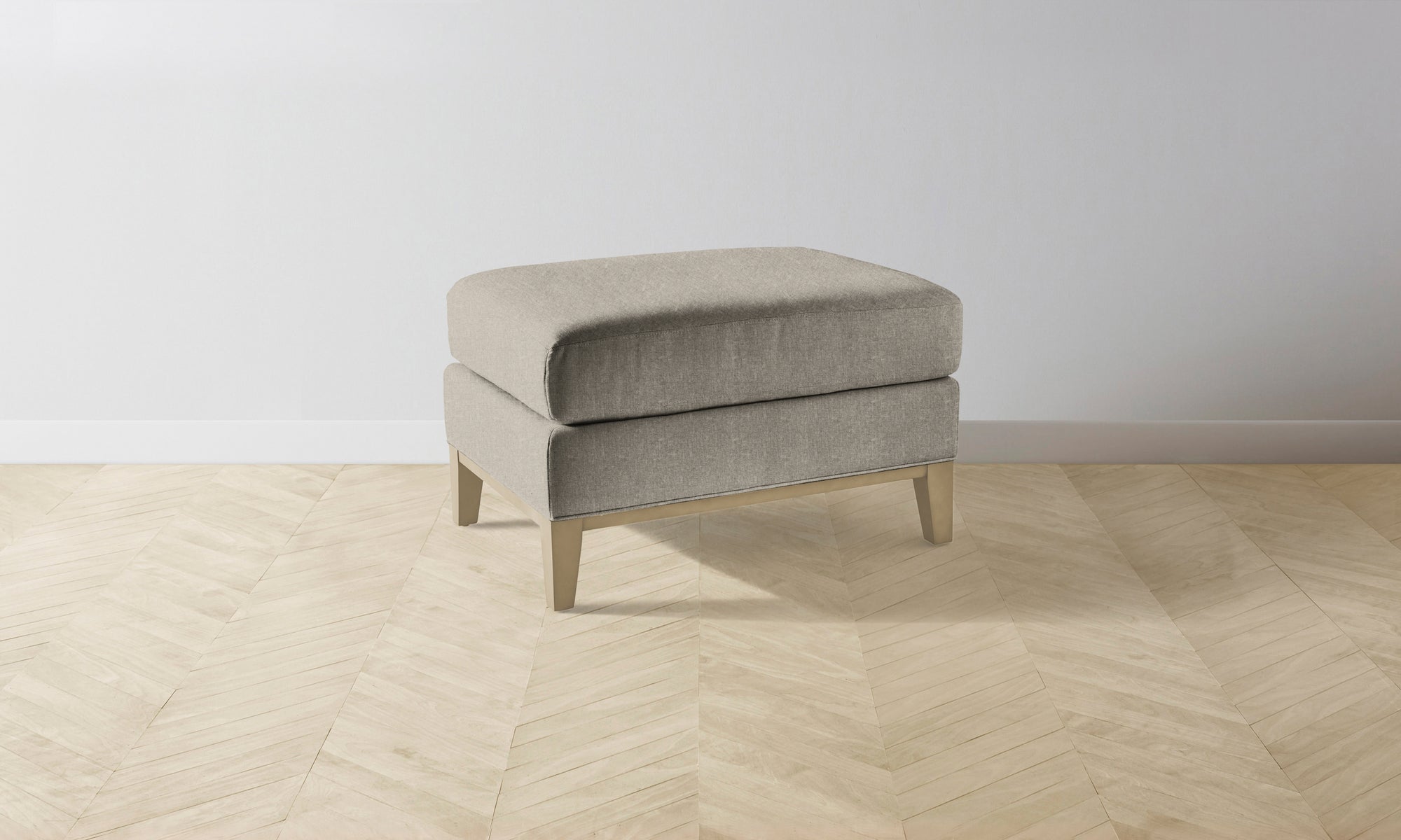 The Ludlow Ottoman - Merino Dusk