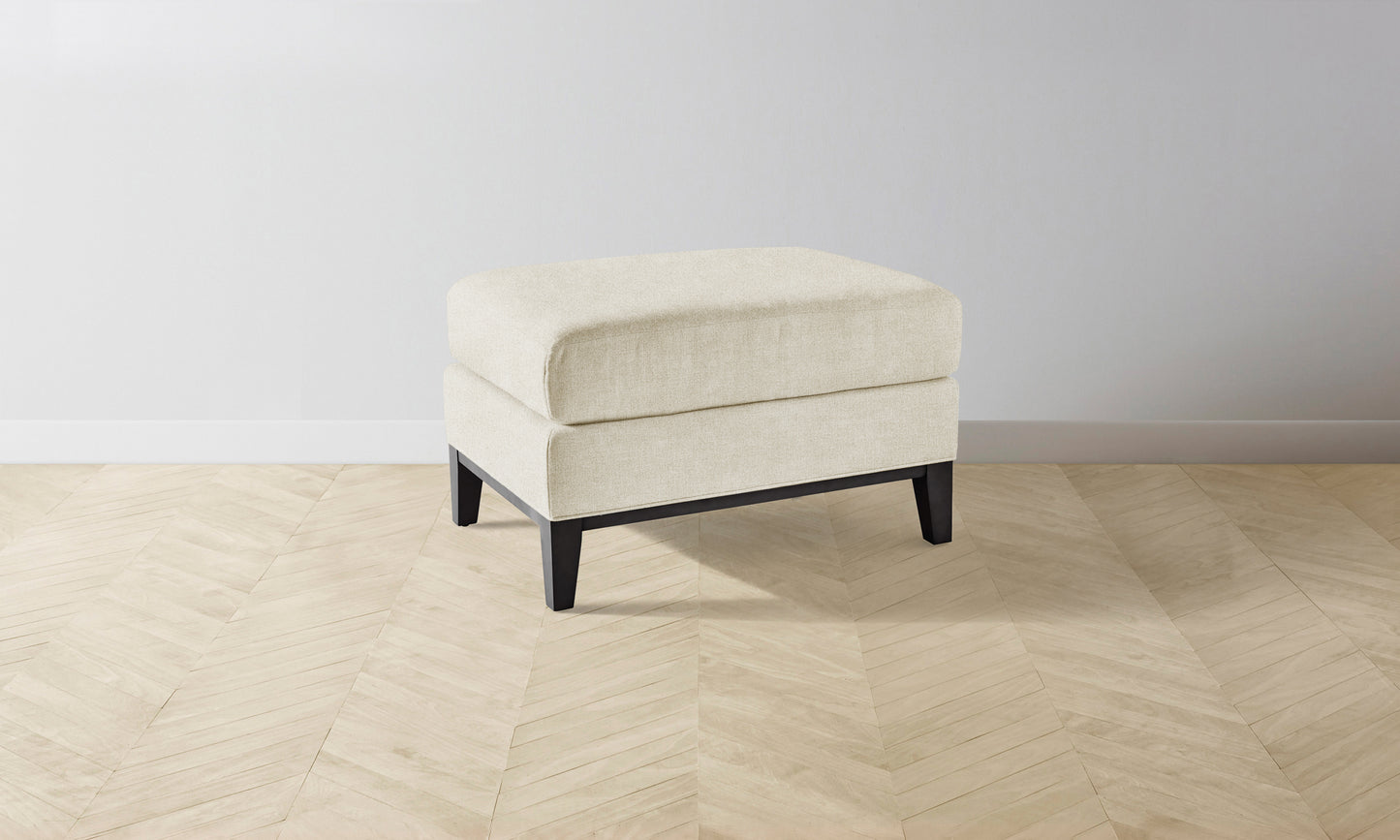 The Ludlow Ottoman - Performance Melange Weave Shell