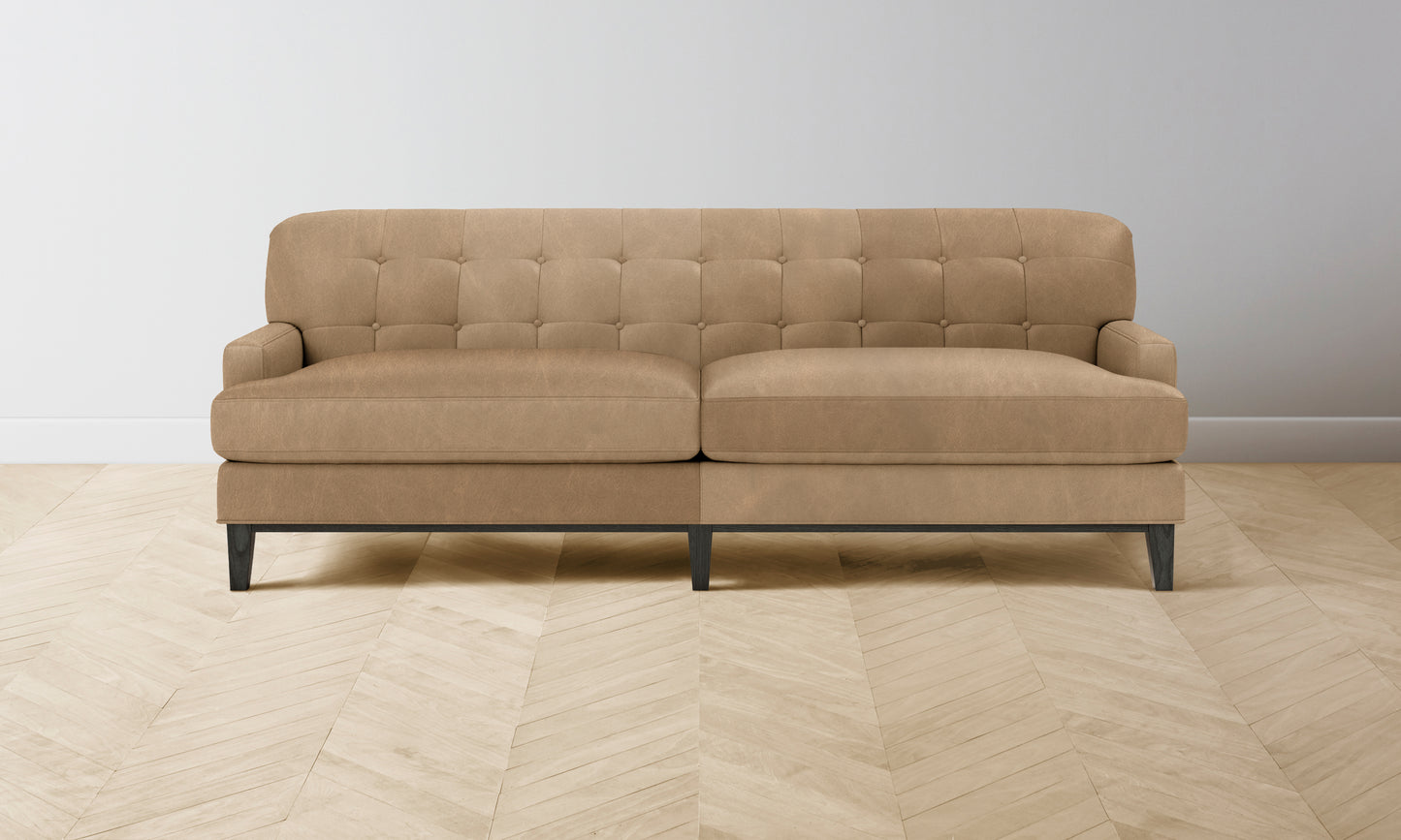 The Ludlow Sofa - Tuscan Leather Camel