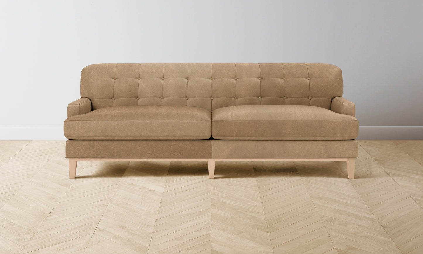 The Ludlow Sofa - Tuscan Leather Camel