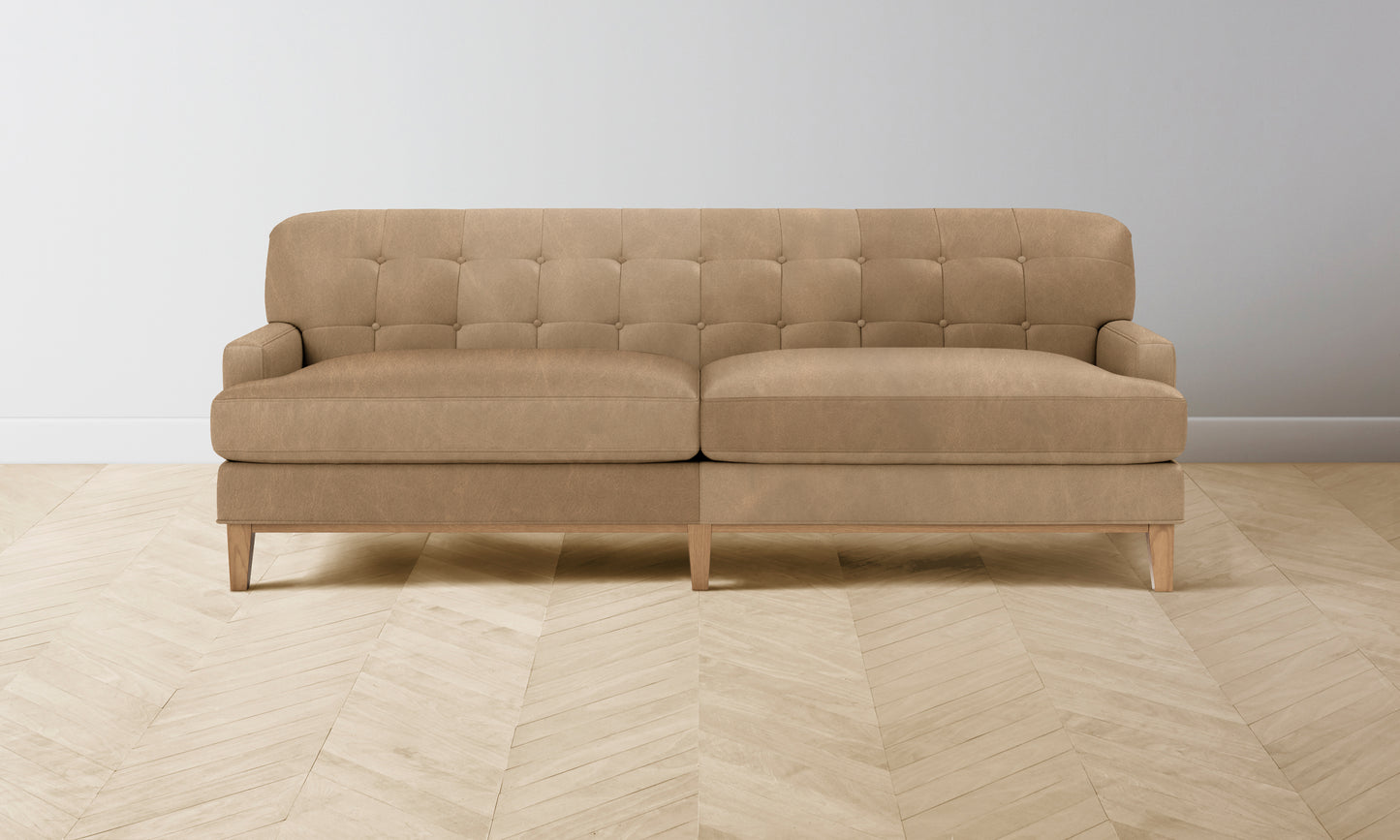 The Ludlow Sofa - Tuscan Leather Camel