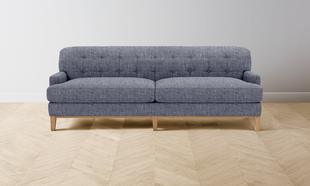 The Ludlow Sofa - Heritage Belgian Linen Lake