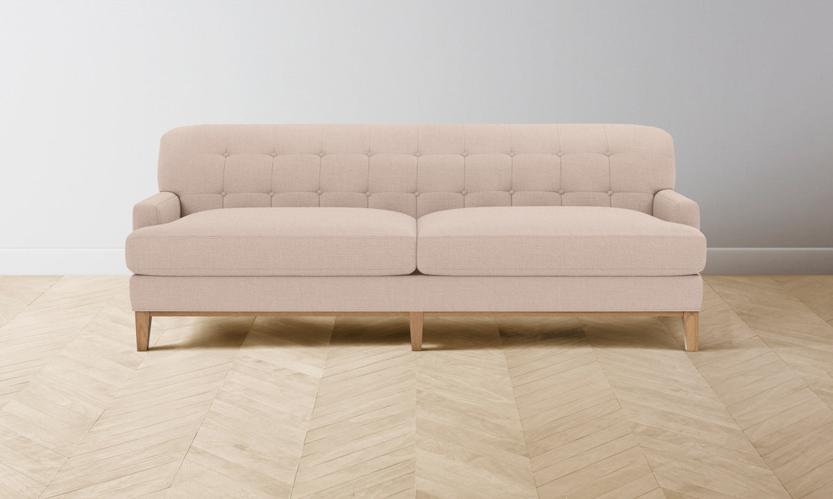 The Ludlow Sofa - Heritage Belgian Linen Petal