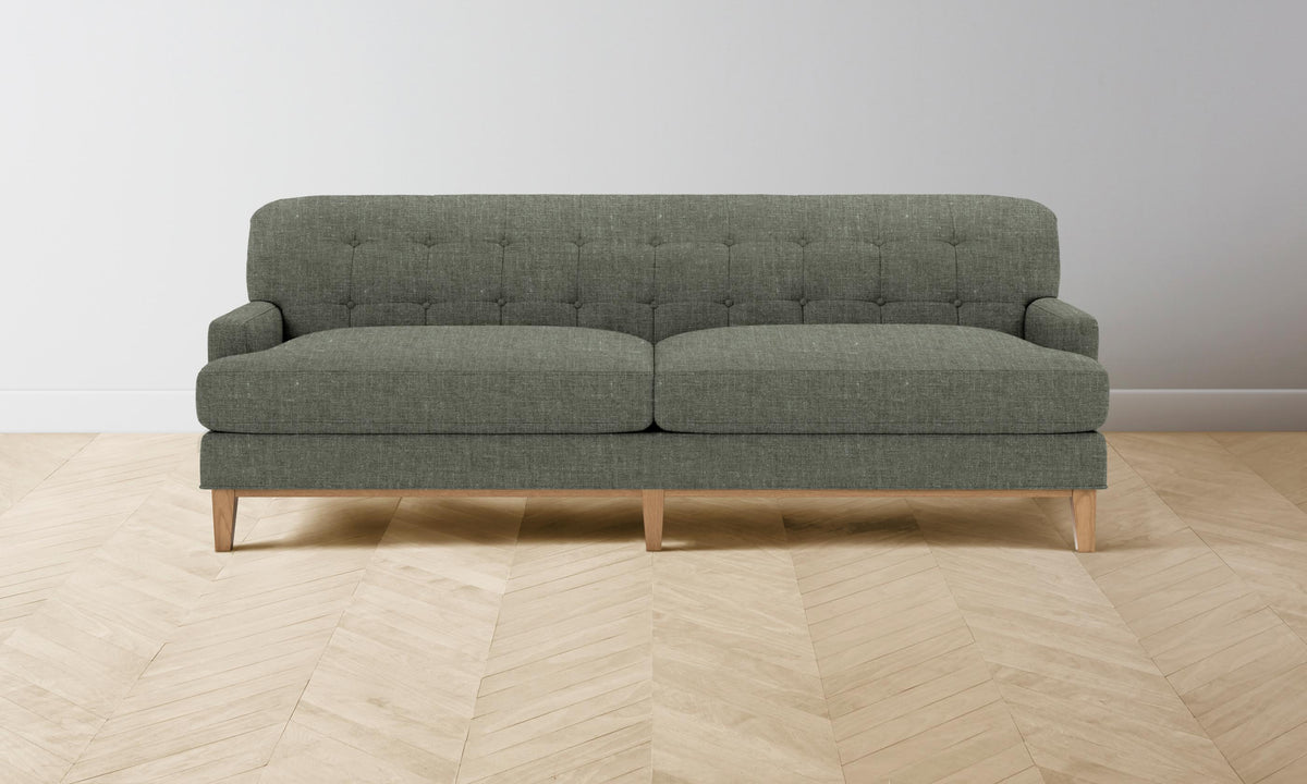The Ludlow Sofa - Heritage Belgian Linen Thyme