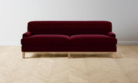 The Ludlow Sofa - Mohair Crimson