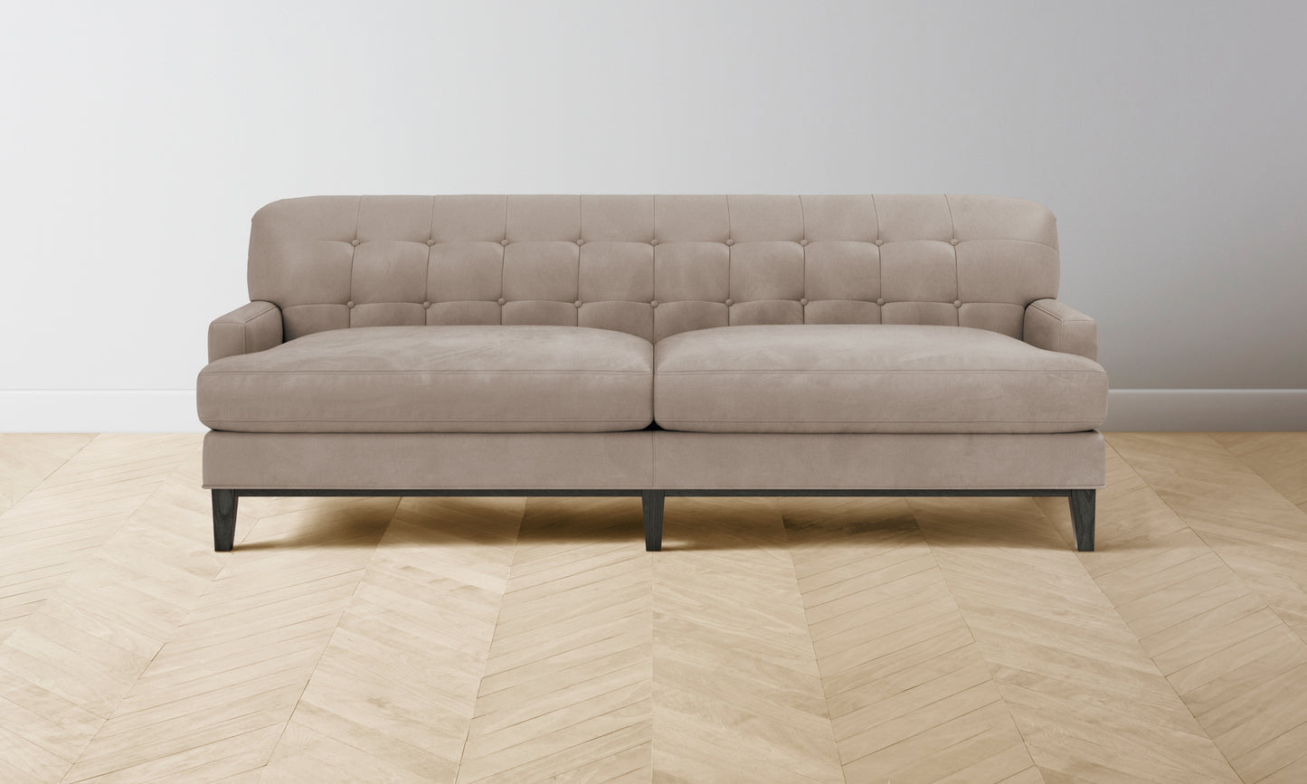 The Ludlow Sofa - Nubuck Leather Fawn