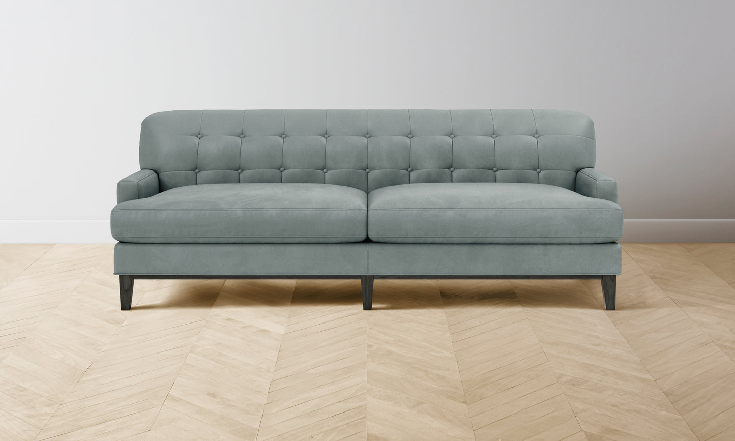 The Ludlow Sofa - Nubuck Leather Tide