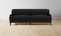 The Ludlow Sofa - Pebbled Leather Ink