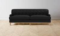 The Ludlow Sofa - Pebbled Leather Ink