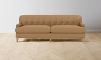 The Ludlow Sofa - Pebbled Leather Latte