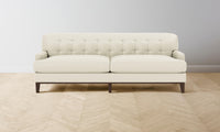 The Ludlow Sofa - Pebbled Leather Swan