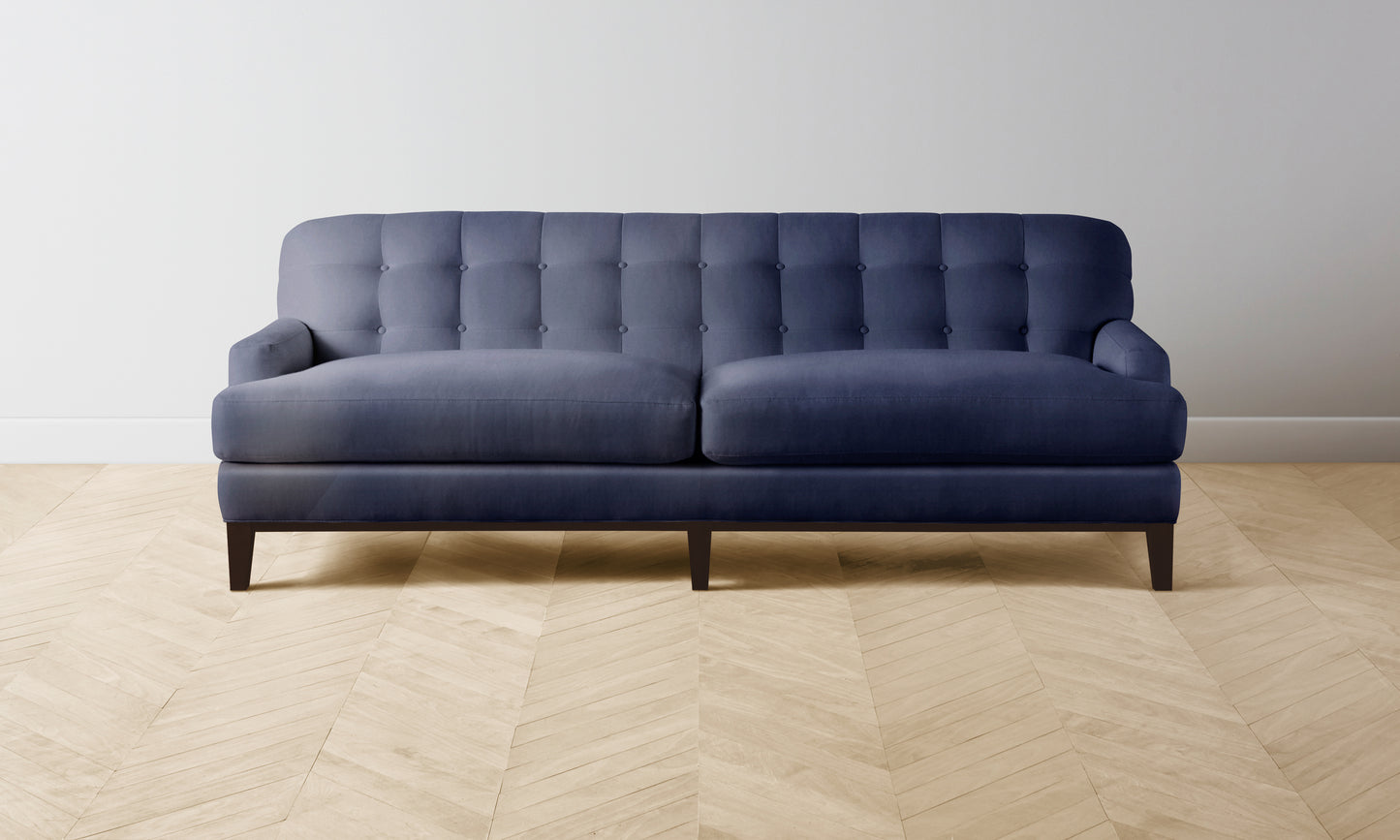 The Ludlow Sofa - Performance Velvet Midnight