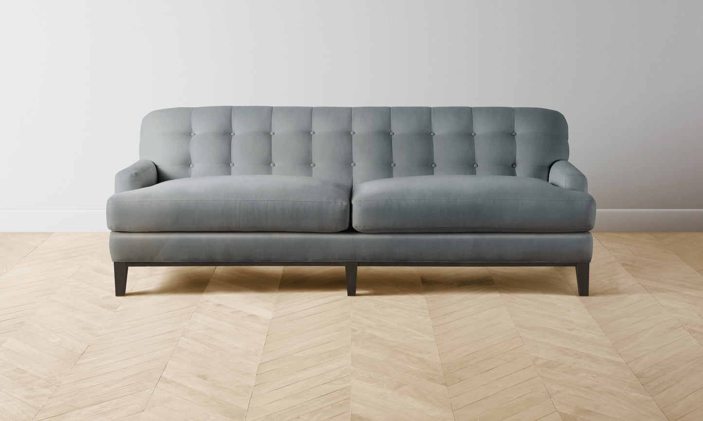 The Ludlow Sofa - Performance Velvet Seafoam