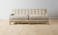 The Ludlow Sofa - Performance Velvet Taupe