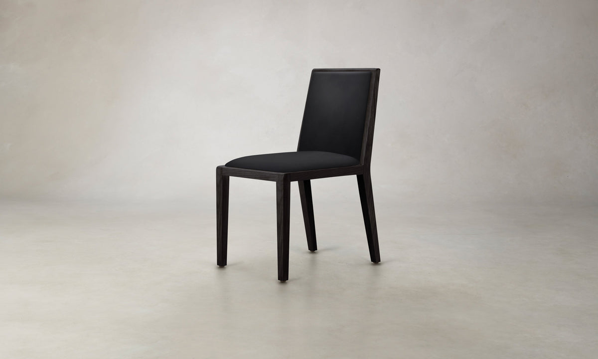 The Madison Dining Chair - Costa Leather Jet