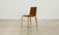 The Madison Dining Chair - Mohair Brown Sugar