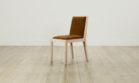 The Madison Dining Chair - Mohair Brown Sugar