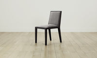 The Madison Dining Chair - Nubuck Leather Asphalt